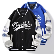 New Style Baseball Jacket Unisex Sports Casual Couple Jacket Loose Plus Size Waterproof Jaket Lelaki