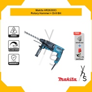 Makita HR2630X3 Concrete Drill Rotary Hammer 3 Modes 800W DSD Plus Drill Bit Makita HR2630 HR2630X HR2630X3