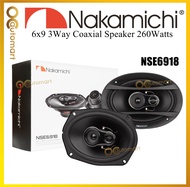 Nakamichi 6x9 3 Way Speaker NSE6918 Coaxial Speakers 260Watts Car Speaker Speaker Bujur Kereta