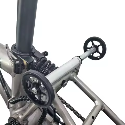 High Carbon Steel Rear Shock Absorber For For Java Neo Eco Folding Bicycle Dual Spring Comfort Suspe
