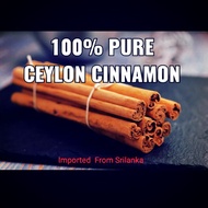 100% PURE CEYLON CINNAMON STICKS/ kayu manis ceylon 100% asli
