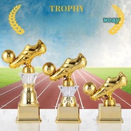 WOAY Golden Boot Award Trophy, Youth Sports Plastics Football Shoe Award,  Football Match Excellent 