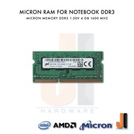 Micron RAM For Notebook DDR3-1600 Mhz 4 GB 1.50V (ของใหม่)