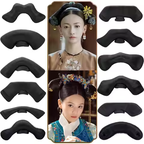 Hanfu Wig Qing Dynasty Princess Empress Hair Accessories Wig for Women Chinese Ancient Cosplay Headw