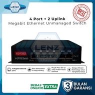 POE Hub 4+2 Port Switch POE 4 Port/ Switch