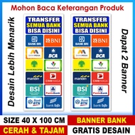 [BEST] BANK PICTURE BANNER SIZE 40X100 GET 2 BANNERS