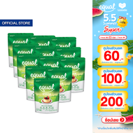 [12 ถุง] Equal Stevia หญ้าหวาน อิควล สตีเวีย ผลิตภัณฑ์ให้ความหวานแทนน้ำตาลจากหญ้าหวานธรรมชาติ ขนาด 1