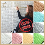 [Extra Thick] 3D Brick Foam Wall Sticker Wallpaper Pelekat Dinding 3D Home Decor