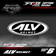 Stiker Logo ALV Helmet / Sticker ALV / Stiker Helm / Stiker Logo ALV / Stiker Cutting