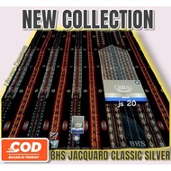 Original BHS Sarong, Classic BHS jaquard Sarong, Silver BHS jaquard Sarong