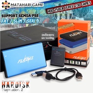 【 FLASHZ 】HDD 500GB FREE 300 Game | Hardisk Eksternal PS2 500GB | Cepat & Stabil