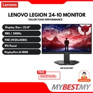 LENOVO Legion 24-10 68C4GAC4MY Gaming Monitor (23.8" FHD IPS / 240Hz 0.5ms / 99% sRGB / AMD FreeSync