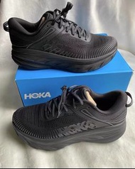 【Size：Eu36-44】HOKA One One Bondi 7 跑步鞋 黑武士 男女同款