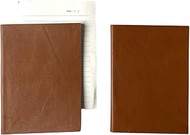 Ayush Paper Ruled Soft Cover Notebook | Pack of 2 | 100 Pages, 200 Sides | 4.1" X 5.8" | 100 GSM | Faux Leather Diary | Multi-Usage | Best for College Students, Home Utility, Calligraphy Artists (A6)