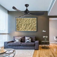 Decorative Ceiling Fan Mt Edma 46in RETRO Hanging Ceiling Fan with Remote Control