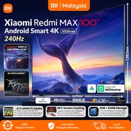 Xiaomi Redmi MAX TV 85" | 90" | 100" inch 4K UHD Android Smart Gaming 240Hz MEMC 4ms TV MEMC HDMI 2.