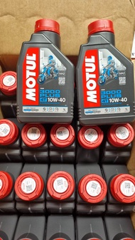 น้ำมันเครื่อง MOTUL 3000 PLUS  ขนาด 1 ลิตร ความหนืด 10W-40 (ยกลัง20ขวด)