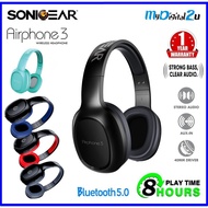 SonicGear AirPhone 3 Bluetooth Headphones With Mic For Smartphones &amp; Laptop PC