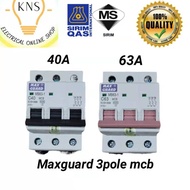MAXGUARD 40A 63A 3POLE MCB 6KA