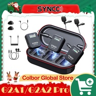 SYNCO G2A1/G2A2 Pro 2.4G Wireless Lavalier Microphone for Smartphone Vlogging Live Interview