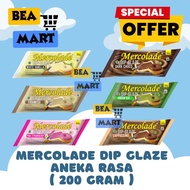 Mercolade Dip Glaze Dark Choco / Green Tea / Pink Strawberry / Cappucino / Tiramisu 200 gr | Topping