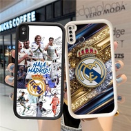 GK-76 Real Madrid logo Black and white silicone Casing for Redmi Note 6A 7 9A 9T Pro