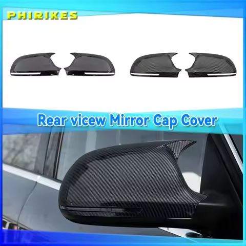 Carbon Fiber Look Black Replacement B8 8K Mirror Cover for Audi A4 S4 A5 S5 A6 S6 A8 S8 Q3 SQ3 A3 D3