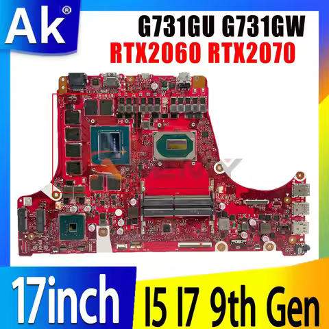 Shenzhen Mainboard For ASUS ROG Strix S5D S7D G731G G731GU G731GW G731G G531G Laptop Motherboard i5i