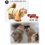 Baju Raya kucing Code nude brown *baju kurung