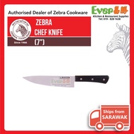 Zebra Stainless Steel 7 inch Chef Knife