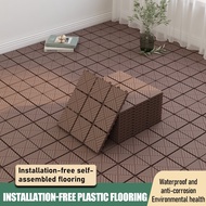 DIY Connected Waterproof Floor Decking Tiles For Garden Balcony Backyard Indoor Outdoor Floor