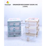 KC 3-Stack Bunny Organizer Box [ CLIO ]