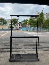 工業風_植物雙層展示層架/塊根/多肉植物/鐵網**歡迎客製**