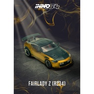 INNO 1:64 TOP SECRET FAIRLADY Z (RZ34) Gold Diecast Model Car