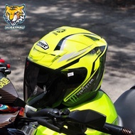 MHR RACING HELMET OF622 FLUORESCENCE GREEN!