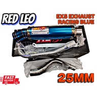 RED LEO EXHAUST EX5 EKJOZ EXZOS 25MM RED LEO EXHAUST OPEN #REDLEO#