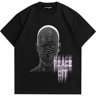 WRLDSTUDIOS_ Peace Off Black 20s T-Shirt