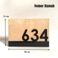 Custom Acrylic House Number House Number Plate Lasercut 4