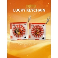 TOTO spinning keychain huat everyday bring luck to your TOTO number
