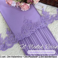 SET PLEATED ROSA BAJU KURUNG MODEN RAYA BAJU NIKAH TUNANG BAJU LACE KAIN PASANG