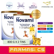 Novalac Novamil 1+ 1-3 Tahun 800g x 2 EXP: 04/2025