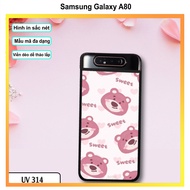 Phone Case - Strawberry Bear Printed Case for Samsung Galaxy A80