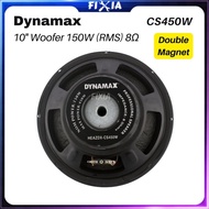 (1pc)  Dynamax CS450W 10" 150W 8Ω Double Magnet Woofer Karaoke Speaker Unit 10 Inch 150 Watt 8 Ohm F