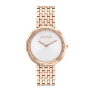 Calvin Klein CK25100038 Womens Ionic Rose Gold Plated Steel Watch 34 mm.