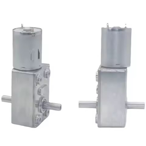 ZGY370 Worm Gear Motor JGY370 4632 DC 6V 12V 24V High Torque Worm Reversible Turbo Metal Geared Gear