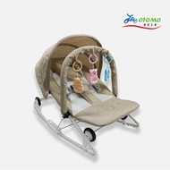 Baby Bouncer Soothing Baby Rocking Chair Shakable Baby Sleeping Crib Recliner Cradle Chair Coaxing