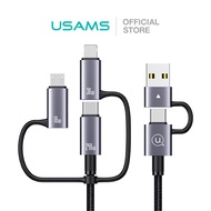 [รับประกัน 1 ปี] USAMS SJ737 6in1 240W Aluminum Alloy Fast Charging & Data Cable - Sufeng Series 1.2