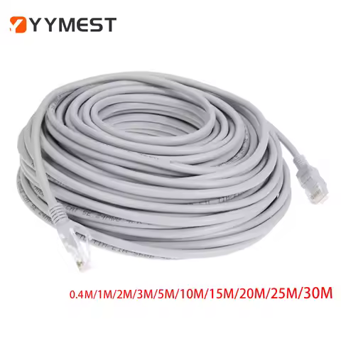 Cable Ethernet De Alta Velocidad Cat5e RJ45 Cable De Red LAN Enrutador De Ordenador Patch Cord,0.4M/