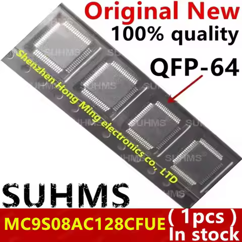 (1piece)100% New MC9S08AC128CFUE MC9S08AC128 CFUE QFP-64