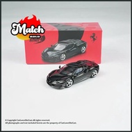 BBR 1: 64 Ferrari Ferrari 296 GTB Black Alloy Car Model